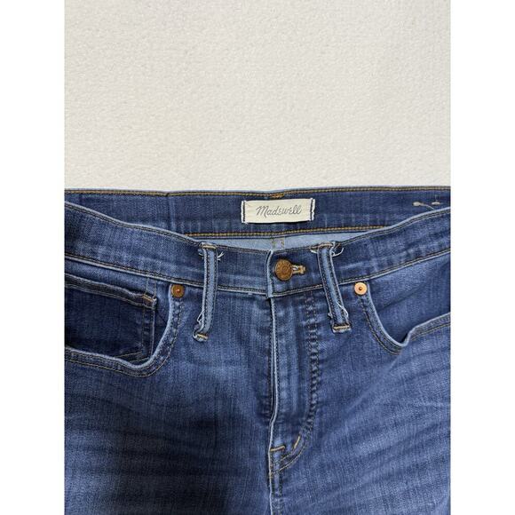 Madewell 10” High Rise Curvy Skinny Jeans Size 27 Medium Wash Stretch Denim - Picture 7 of 9